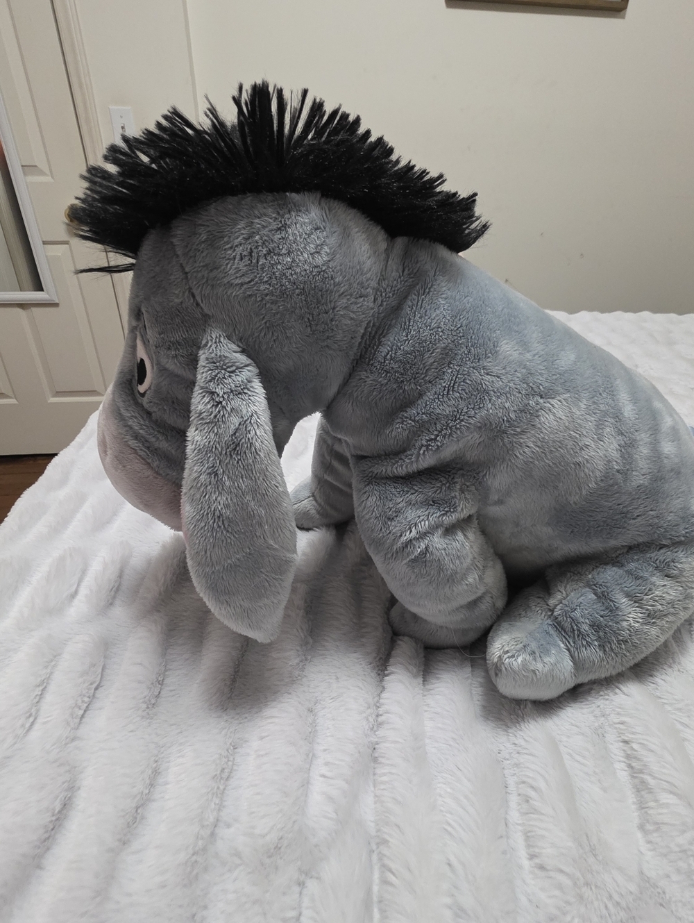 Disney Store Eeyore Plush Winnie The Pooh Grey Detachable Tail - Picture 3 of 12